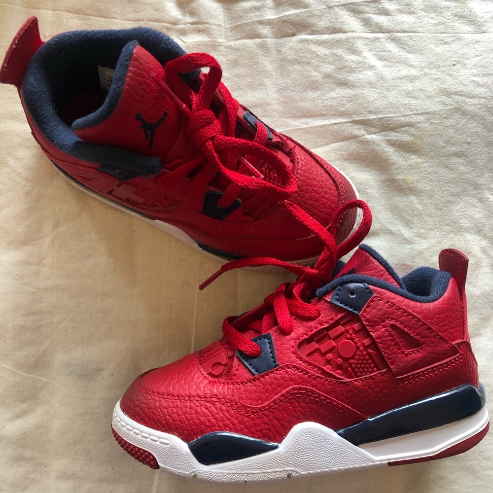 Toddler Air Jordan’s, worn twice!